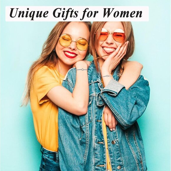 Friendship Bracelets for Women Stainless Steel Long Distance Gifts for Bestie - Picture 4 of 6